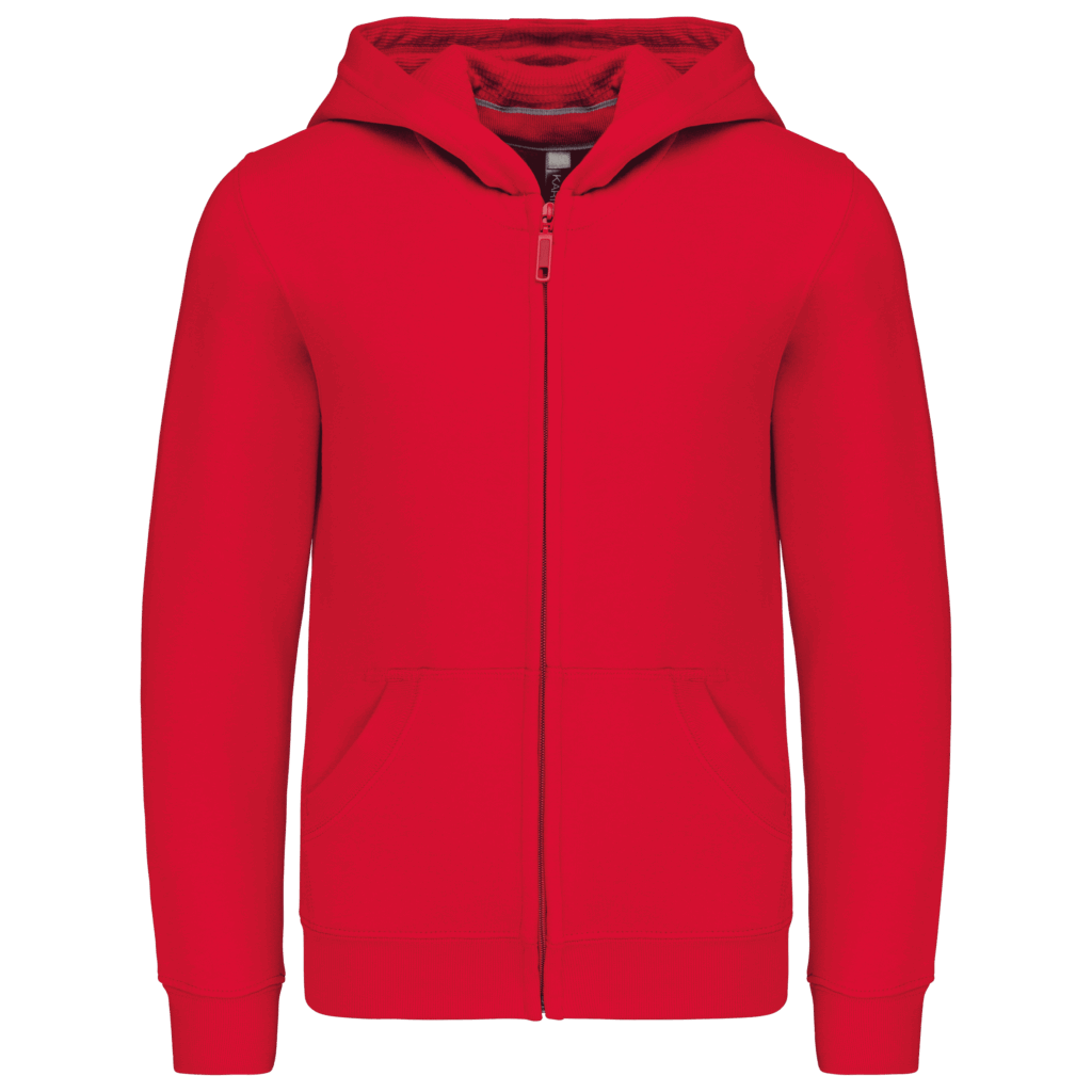 Sweat-shirt capuche zippé enfant
