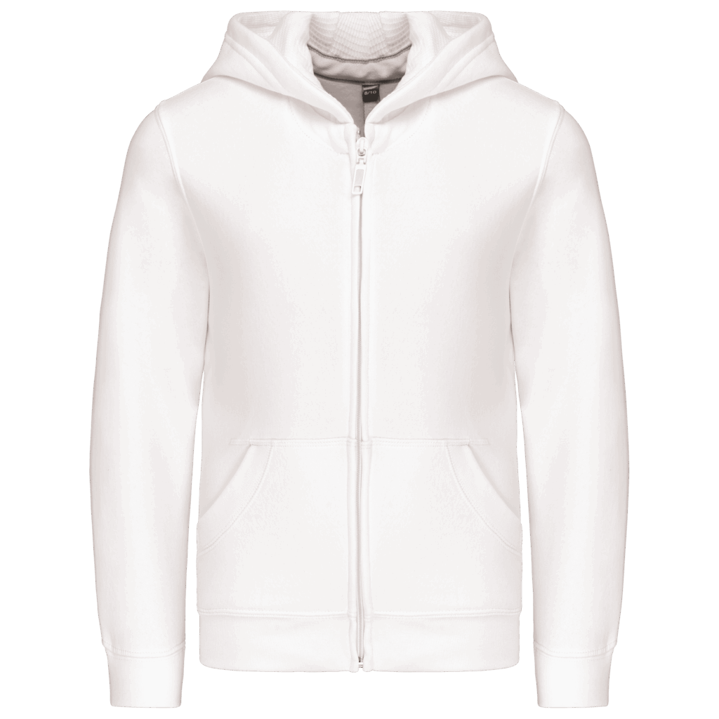 Sweat-shirt capuche zippé enfant