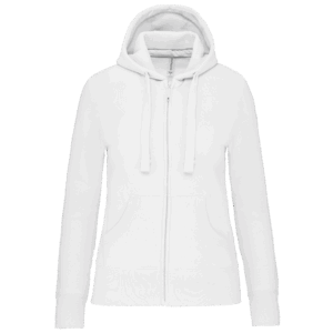 Sweat-shirt zippé capuche femme