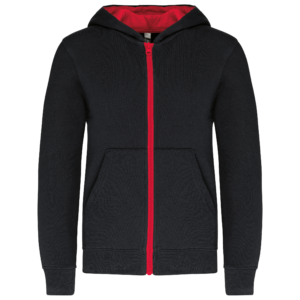 Sweat-shirt zippé capuche enfant