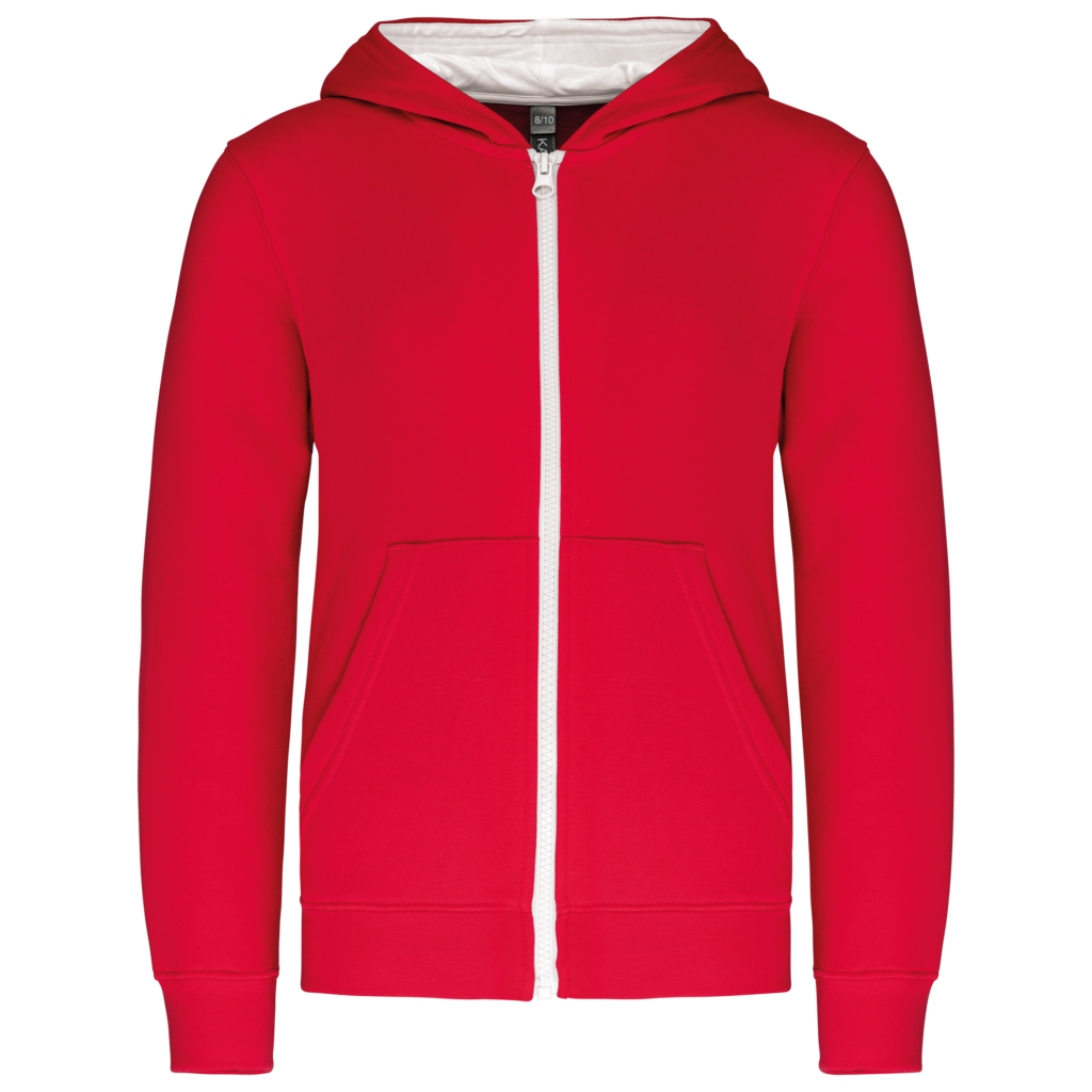 Sweat-shirt zippé capuche enfant