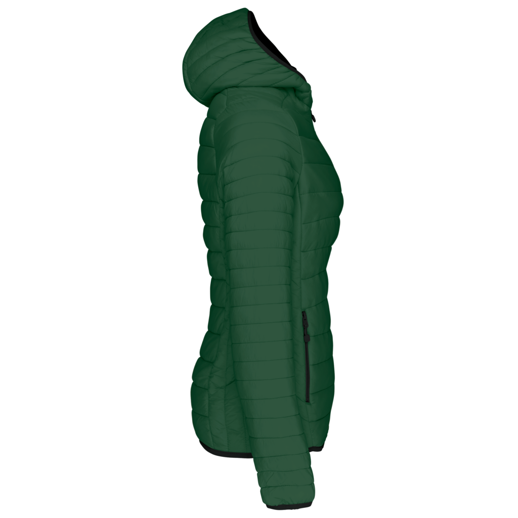 Doudoune légère capuche femme