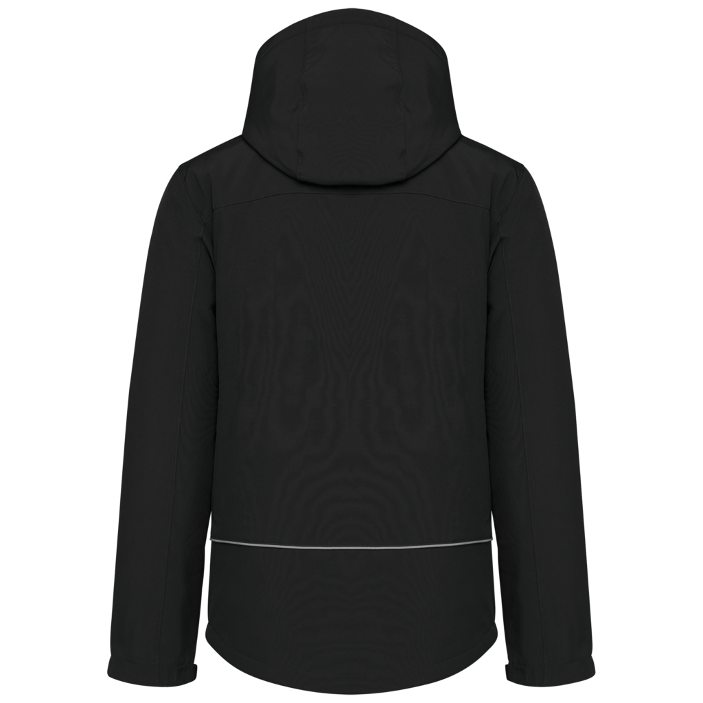 Parka softshell doublée capuche homme