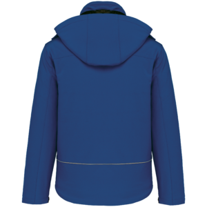 Parka softshell doublée capuche homme