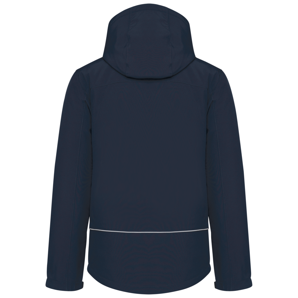 Parka softshell doublée capuche homme