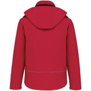 Parka softshell doublée capuche homme