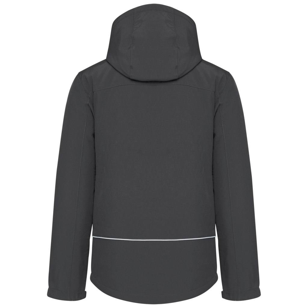 Parka softshell doublée capuche homme