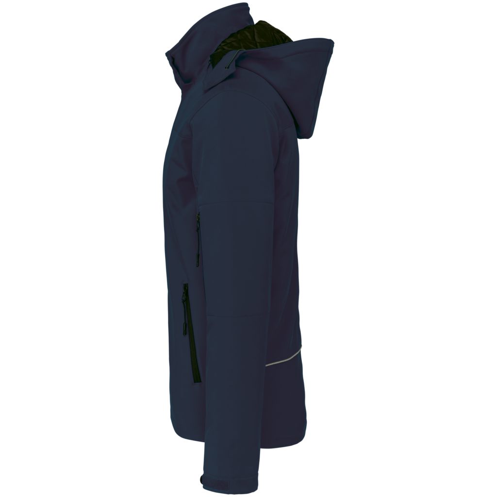 Parka softshell doublée capuche homme