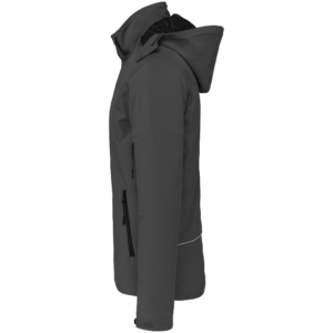 Parka softshell doublée capuche homme