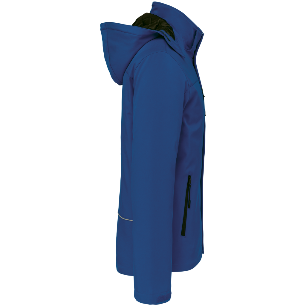 Parka softshell doublée capuche homme