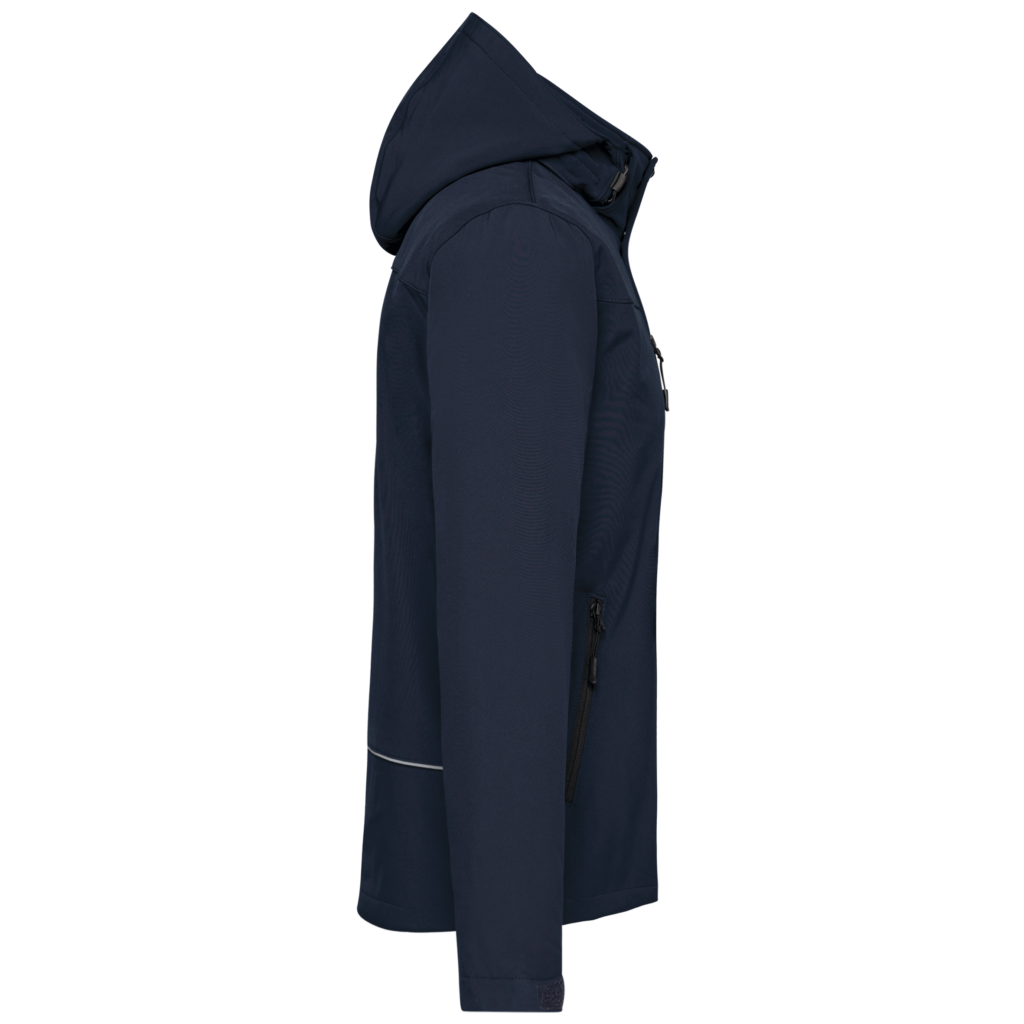 Parka softshell doublée capuche homme