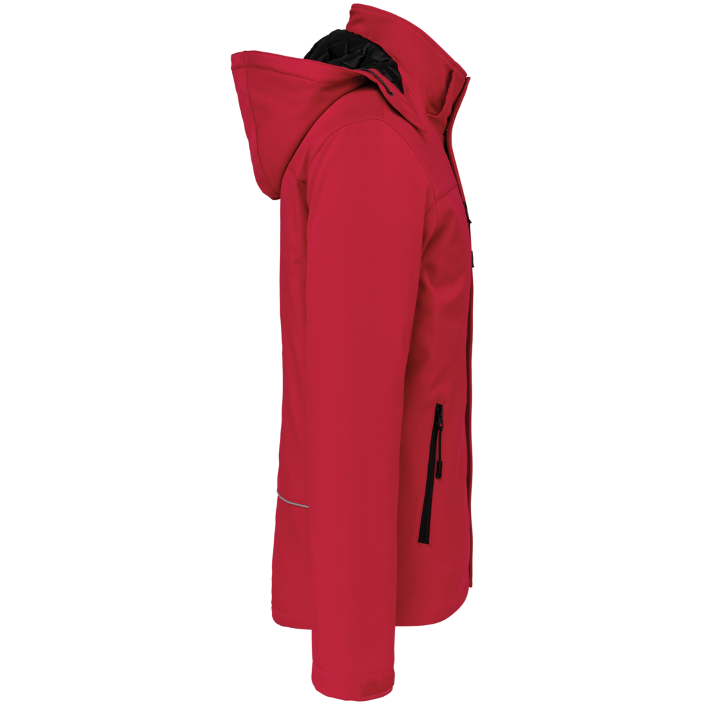 Parka softshell doublée capuche homme