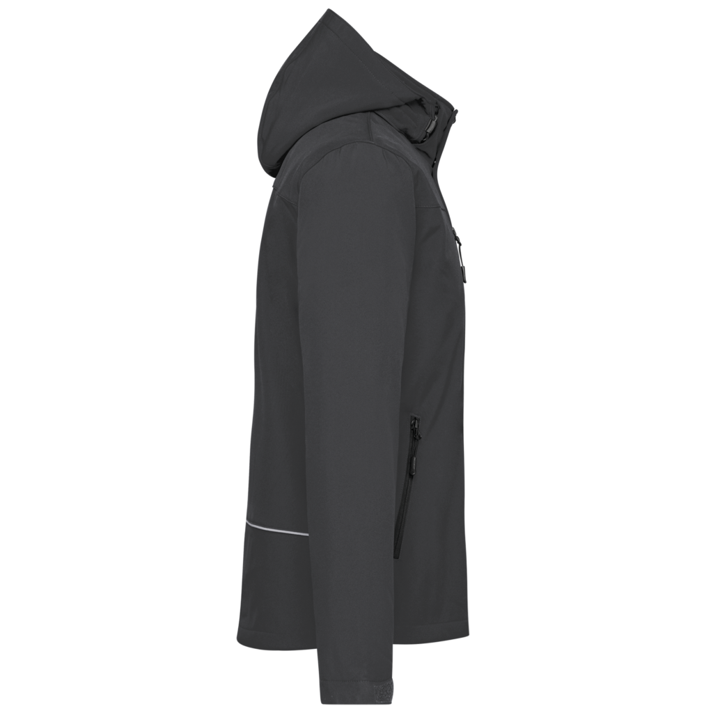 Parka softshell doublée capuche homme