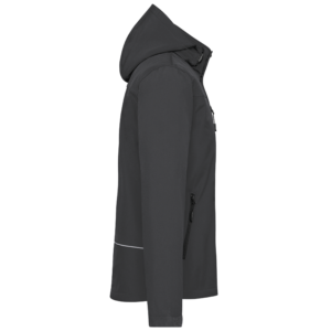 Parka softshell doublée capuche homme