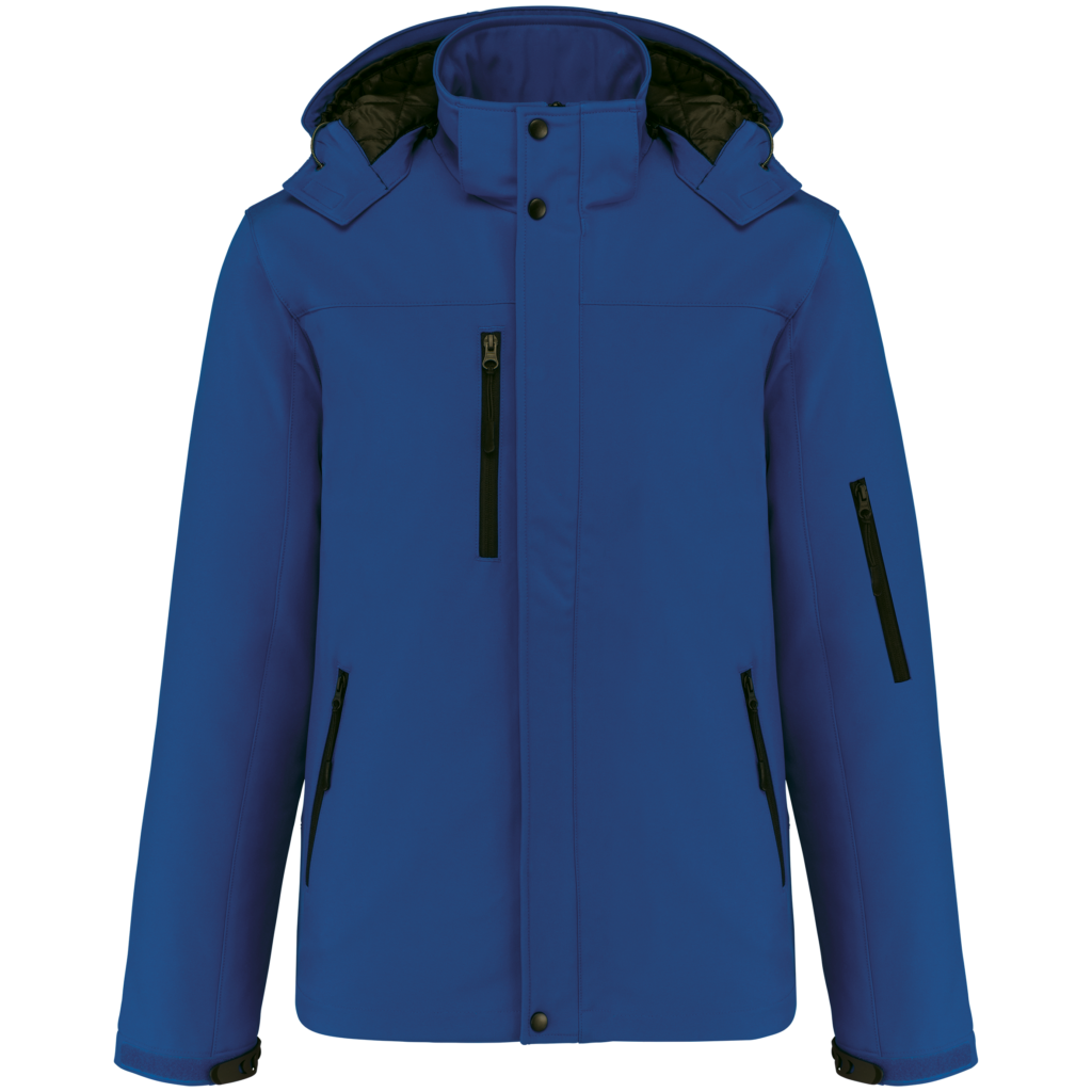 Parka softshell doublée capuche homme