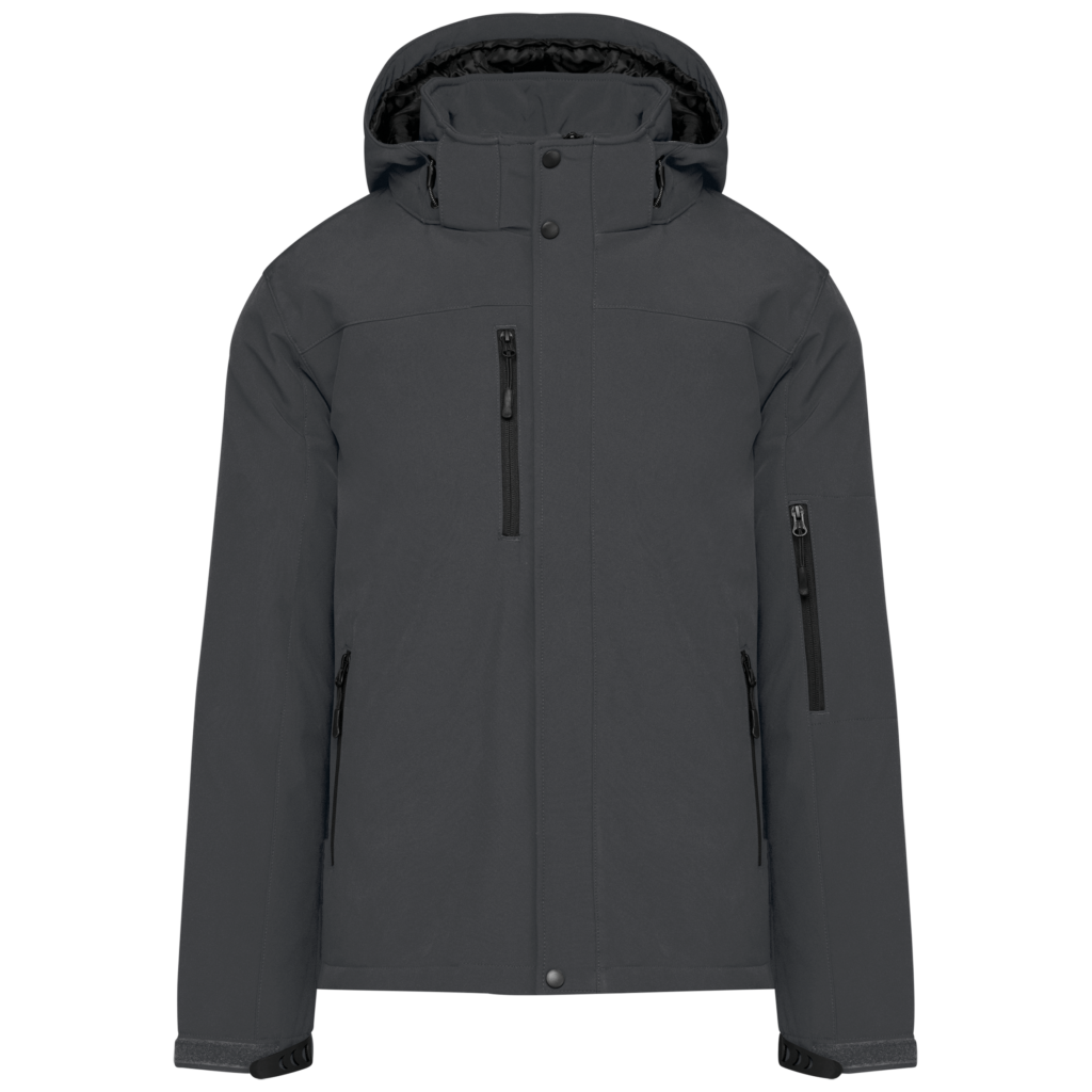 Parka softshell doublée capuche homme