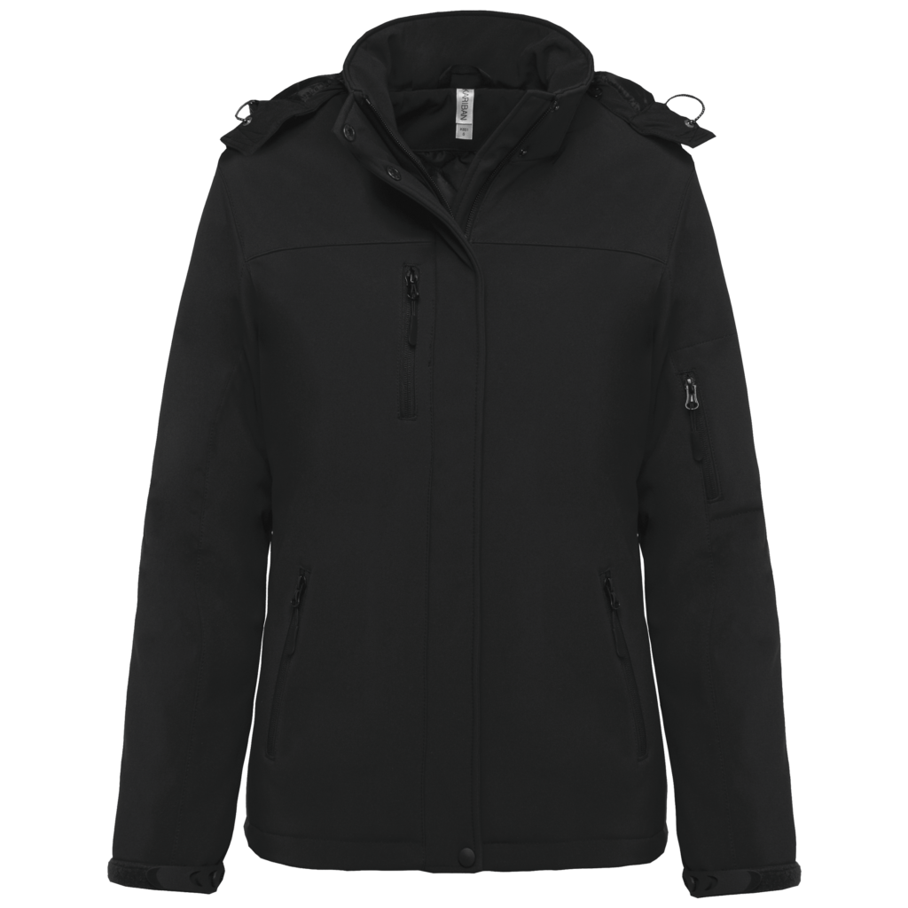 Parka softshell doublée capuche femme
