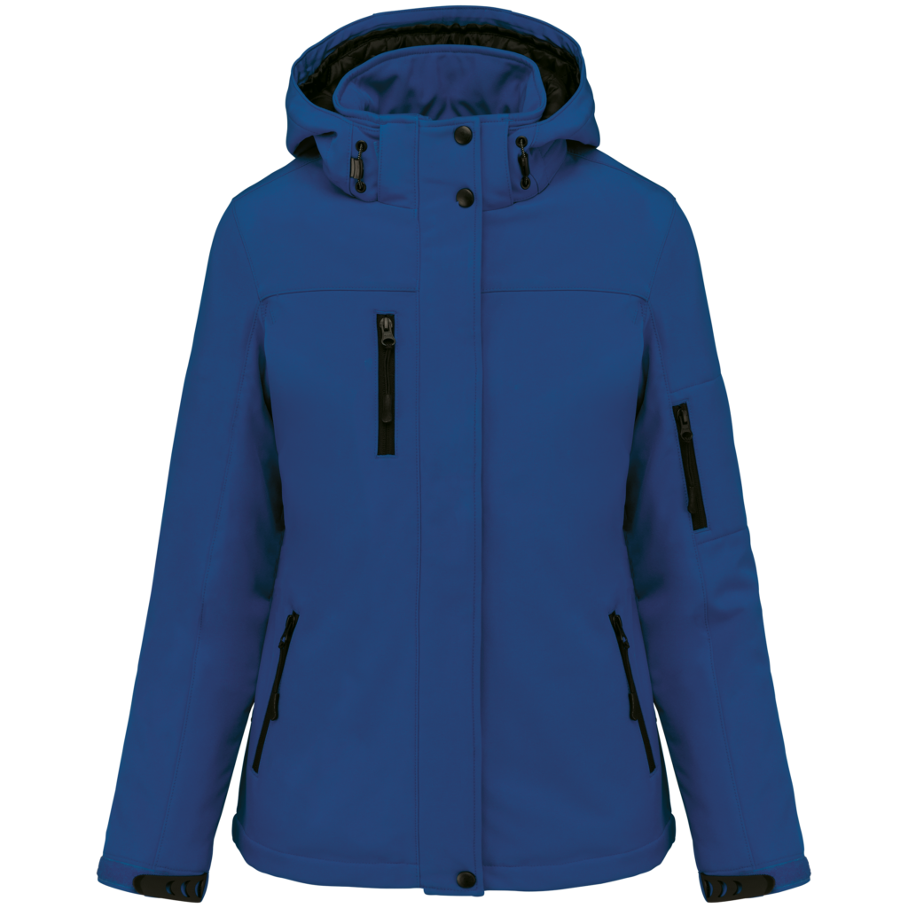 Parka softshell doublée capuche femme