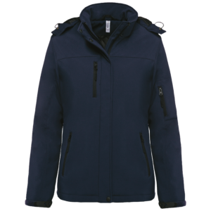 Parka softshell doublée capuche femme