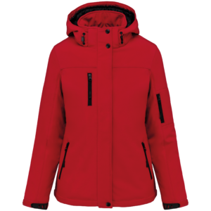 Parka softshell doublée capuche femme