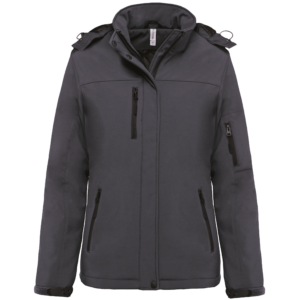 Parka softshell doublée capuche femme