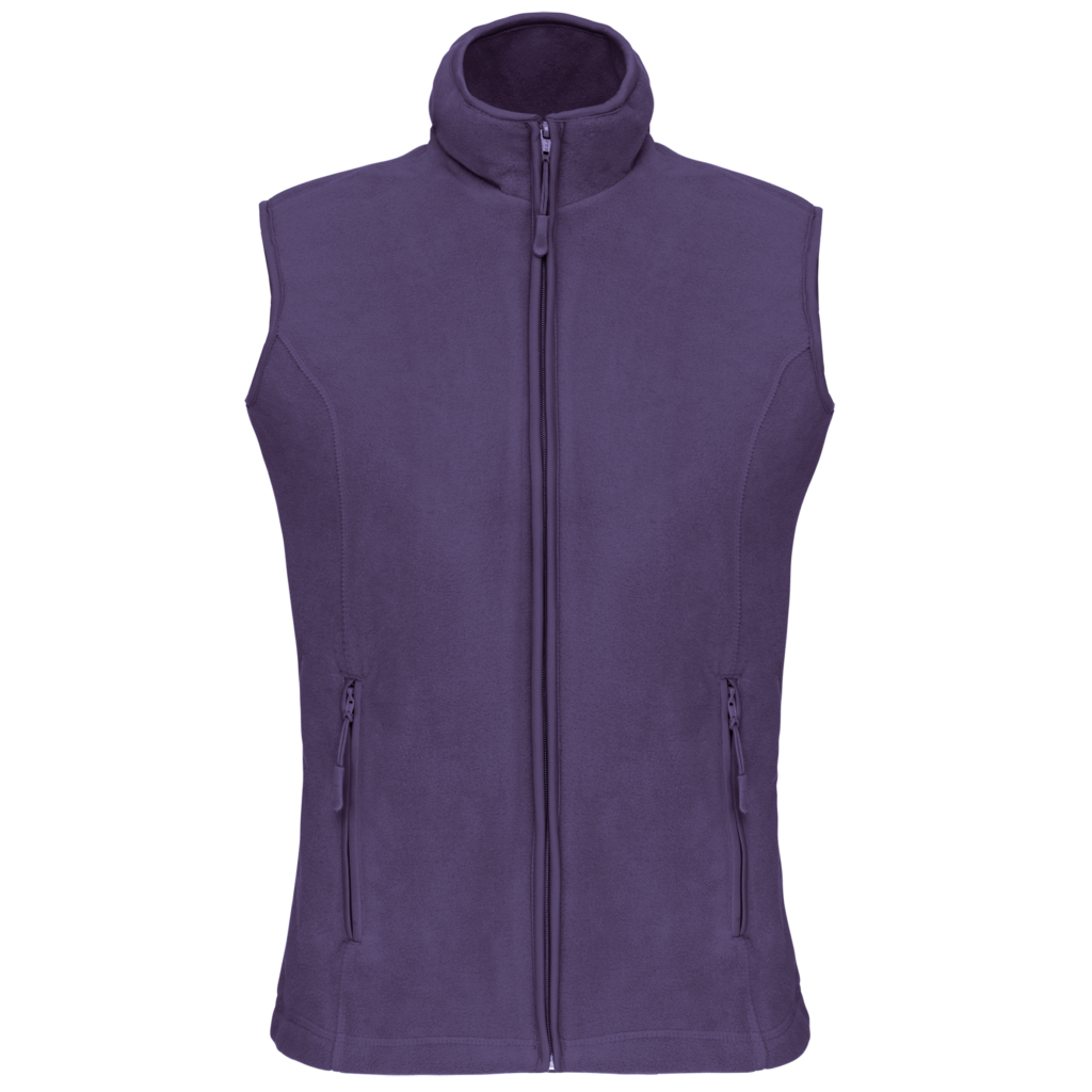 Bodywarmer micropolaire femme