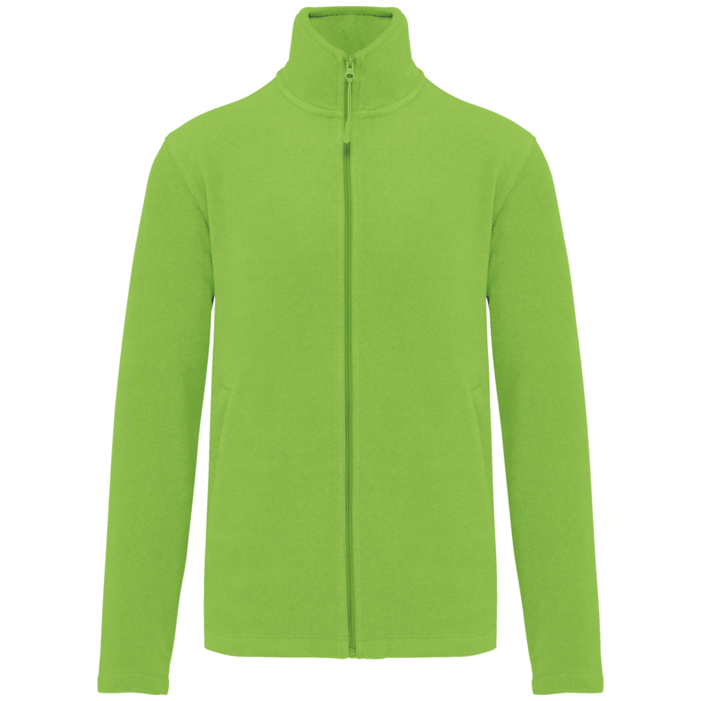 Veste micropolaire zippée homme