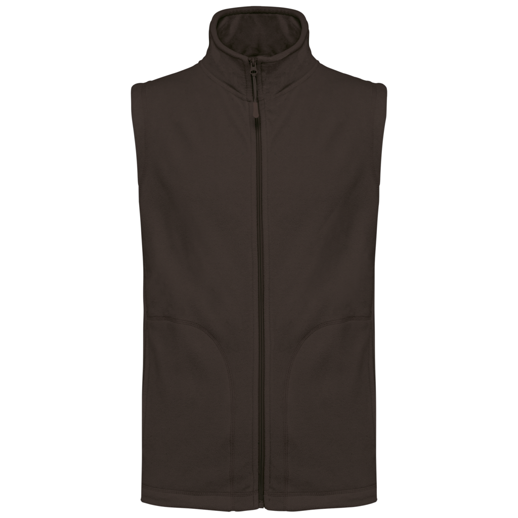 Bodywarmer micropolaire homme
