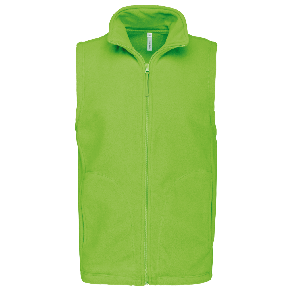 Bodywarmer micropolaire homme