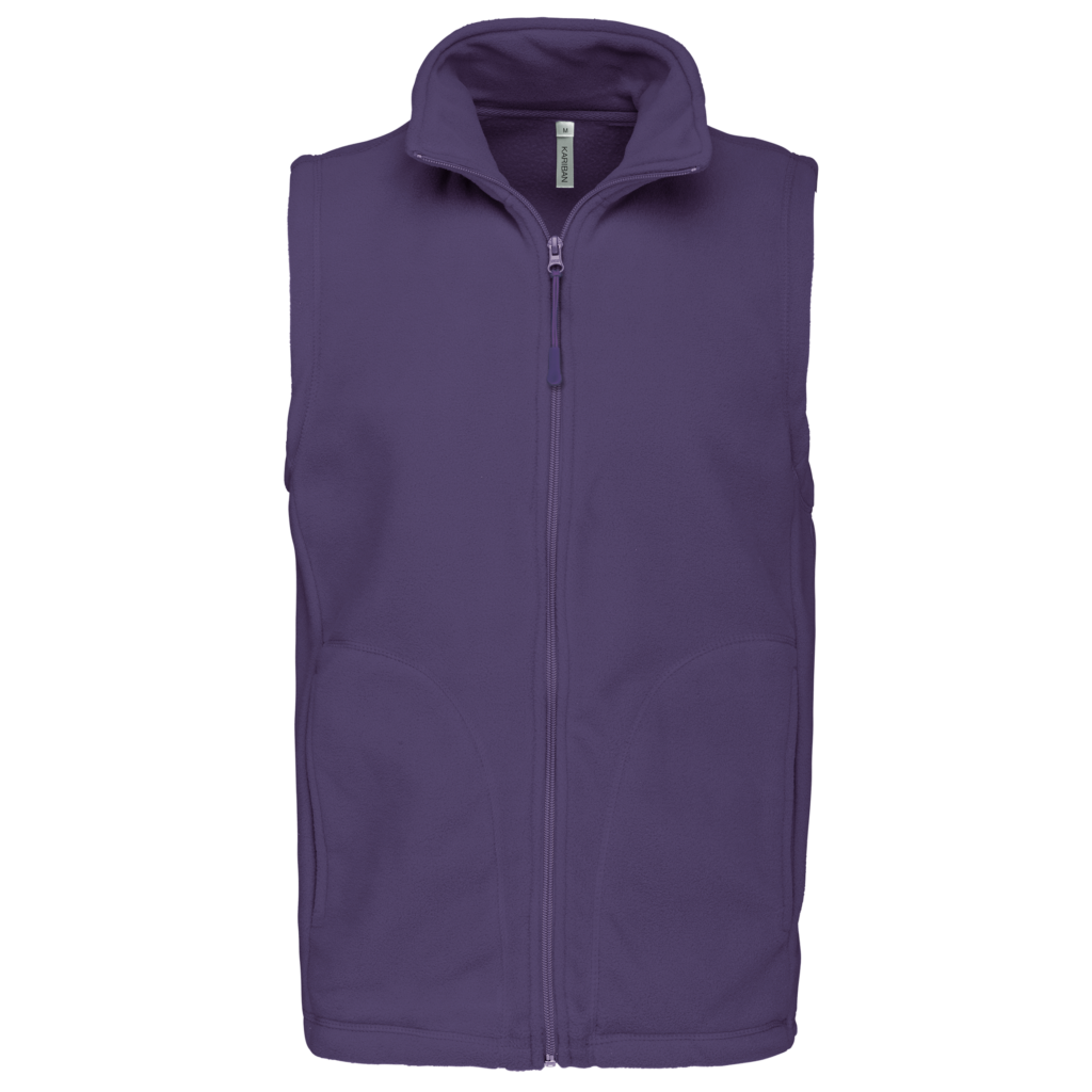 Bodywarmer micropolaire homme
