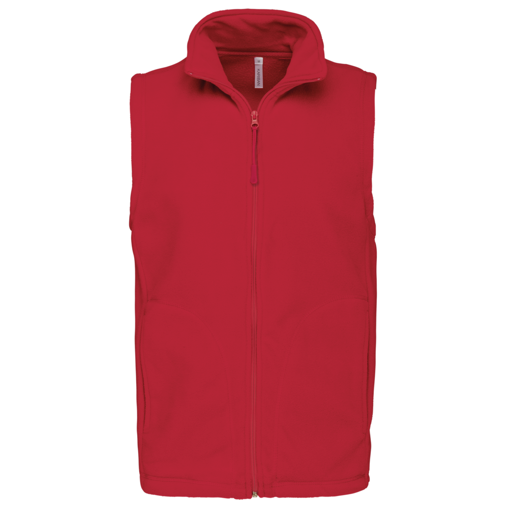 Bodywarmer micropolaire homme