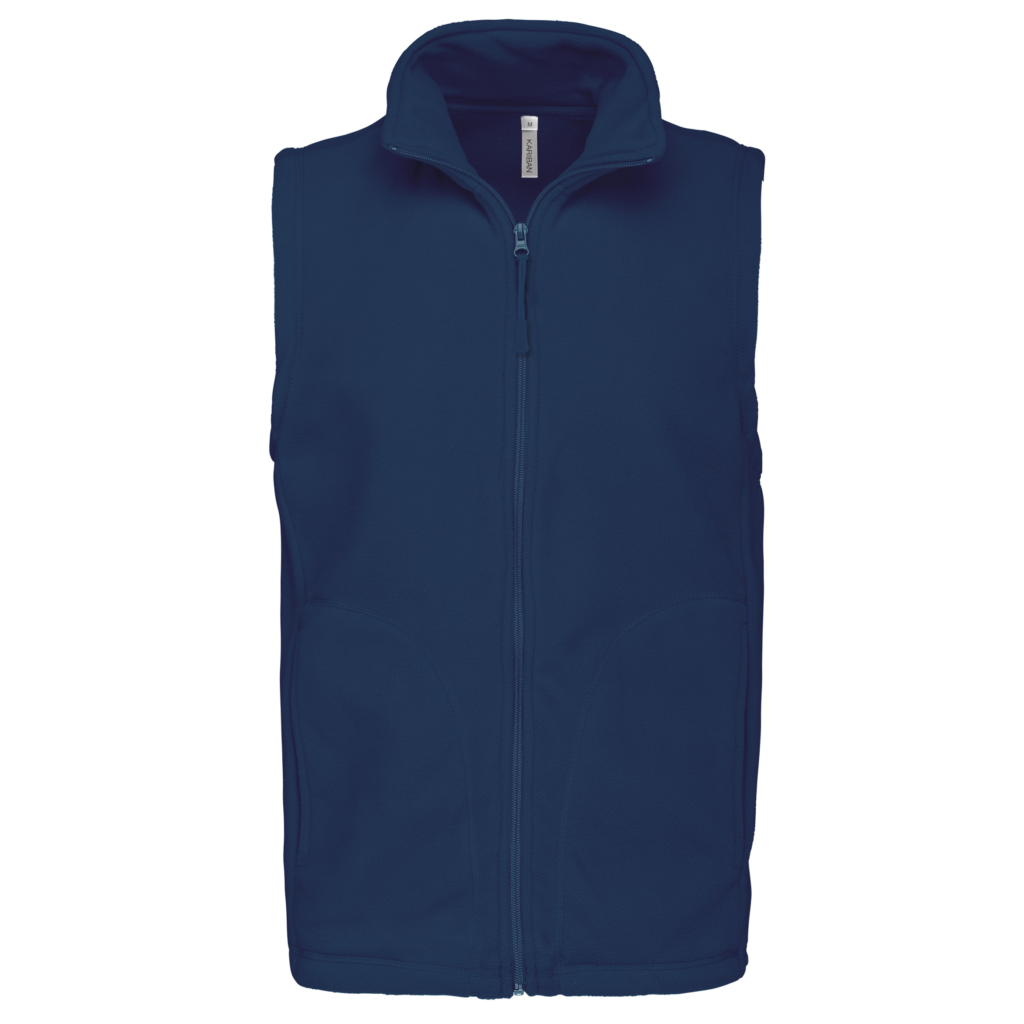 Bodywarmer micropolaire homme