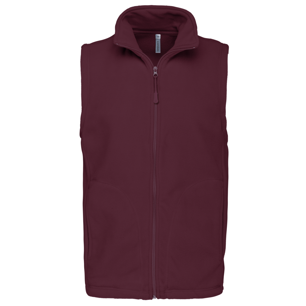 Bodywarmer micropolaire homme