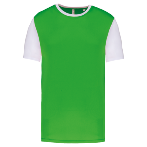 Maillot multisport manches courtes bicolore unisexe