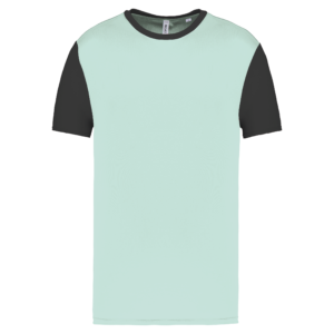 Maillot multisport manches courtes bicolore unisexe
