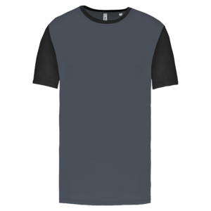 Maillot multisport manches courtes bicolore unisexe