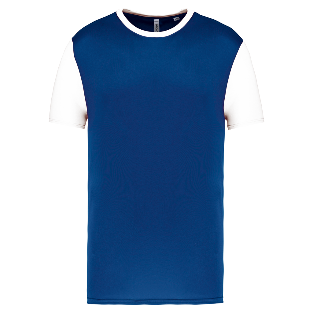 Maillot multisport manches courtes bicolore enfant
