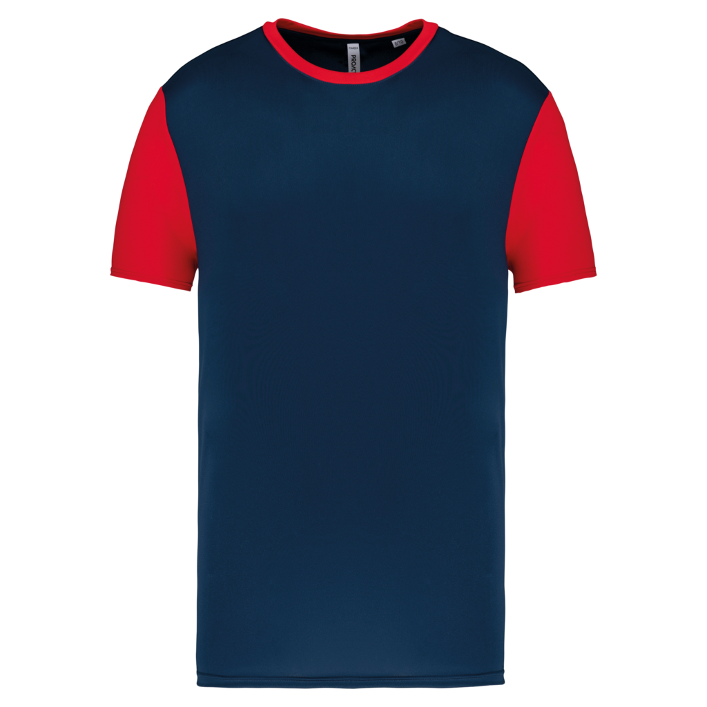Maillot multisport manches courtes bicolore enfant
