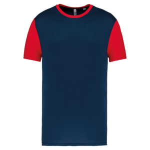 Maillot multisport manches courtes bicolore enfant