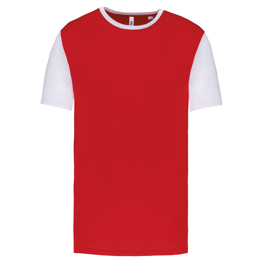 Maillot multisport manches courtes bicolore enfant