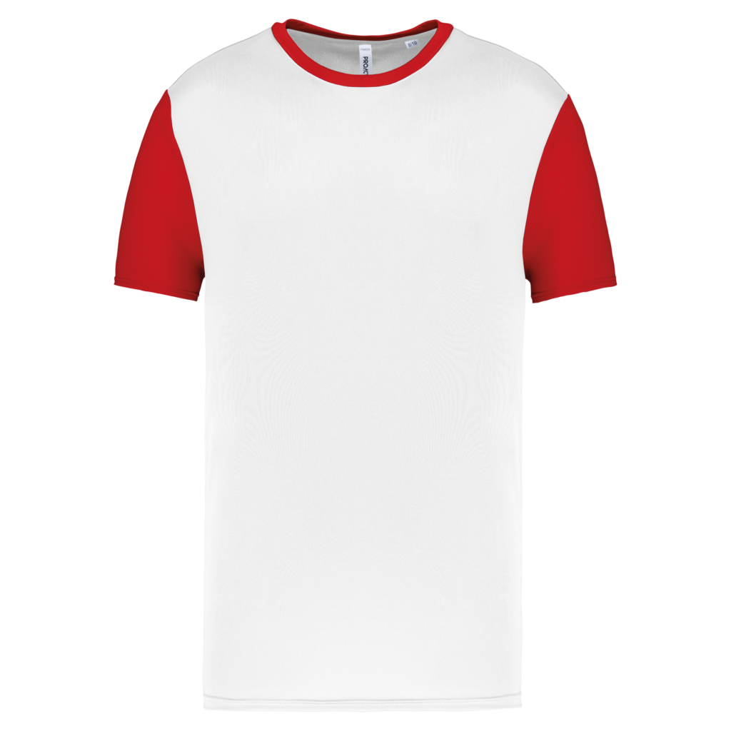 Maillot multisport manches courtes bicolore enfant