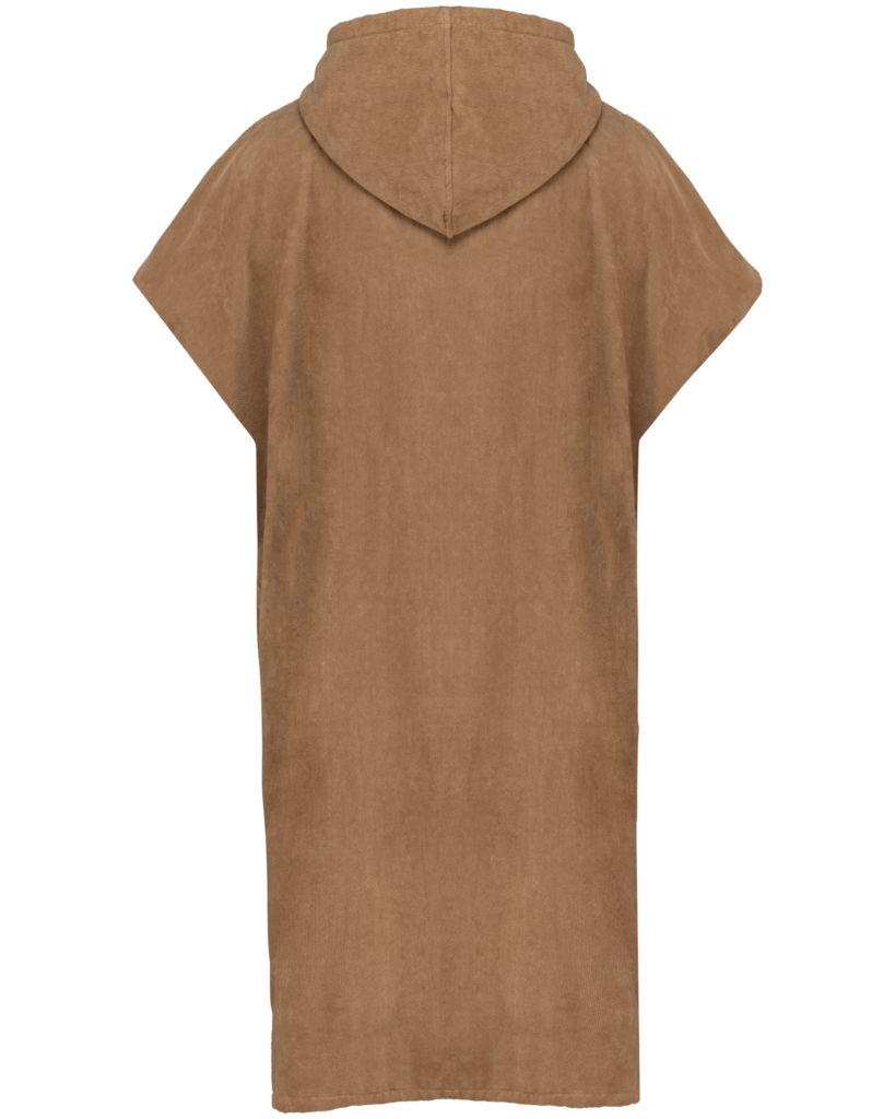 Poncho éponge à capuche unisexe