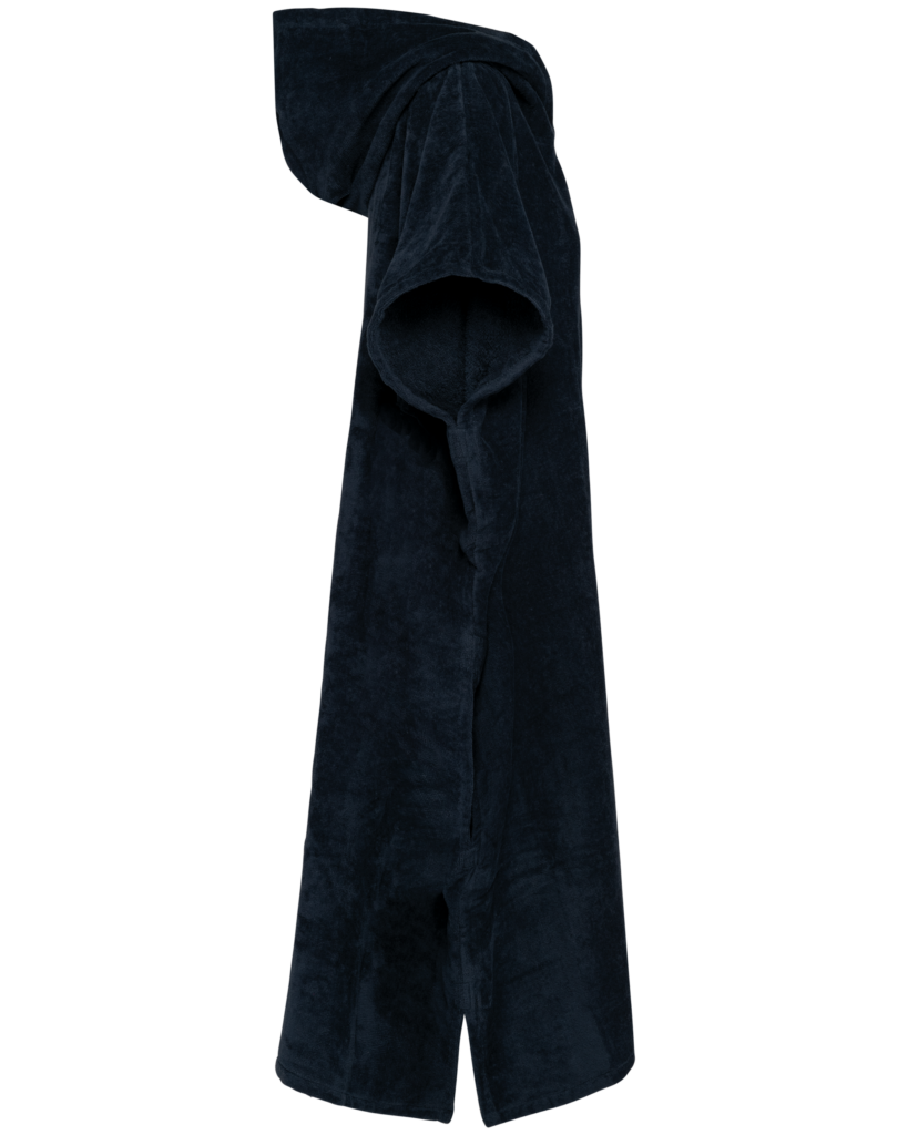 Poncho éponge à capuche unisexe