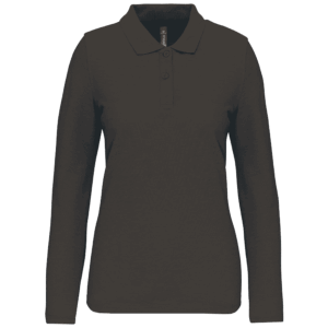 Polo manches longues femme