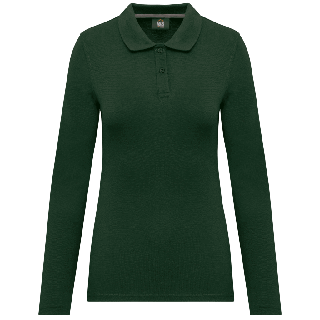 Polo manches longues femme