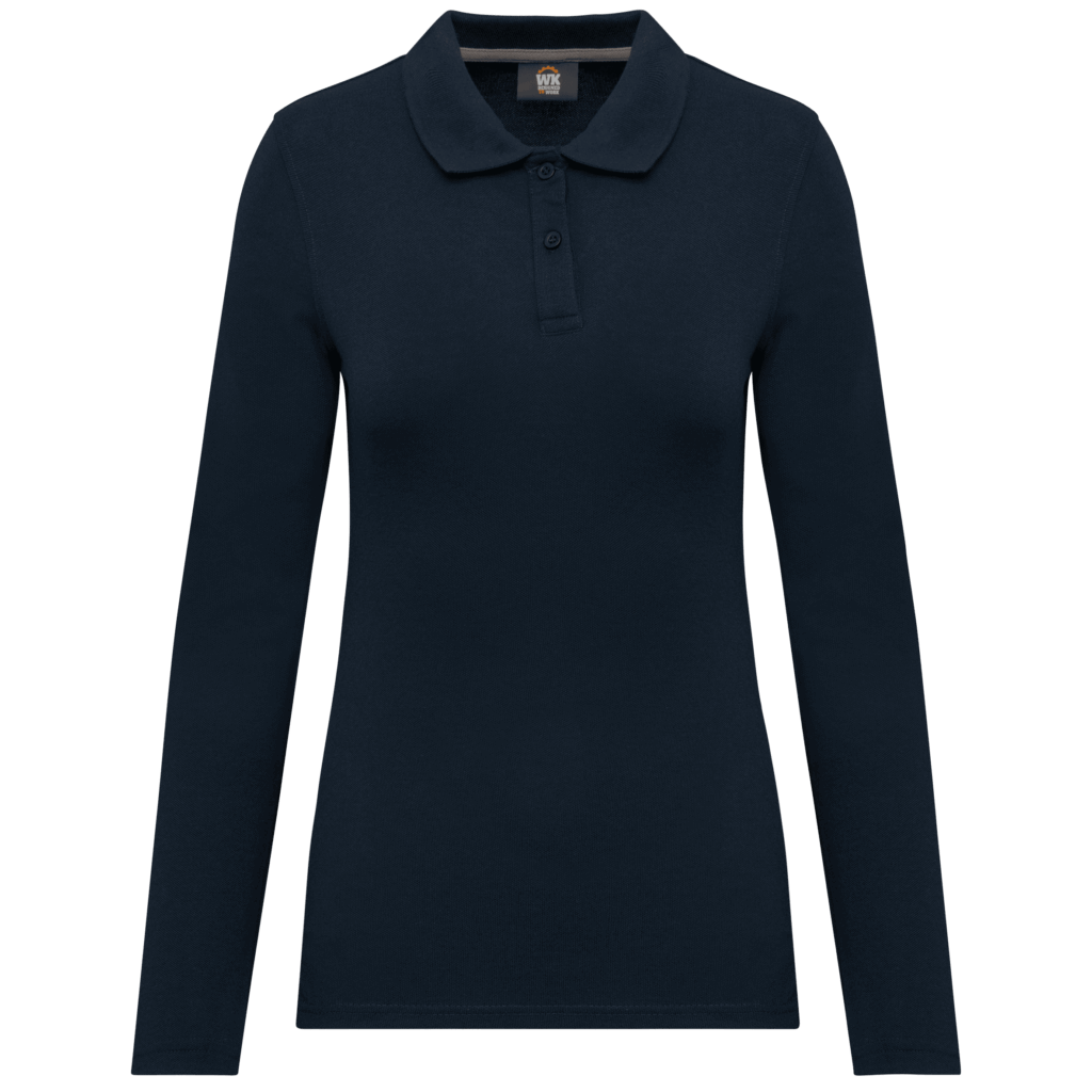 Polo manches longues femme
