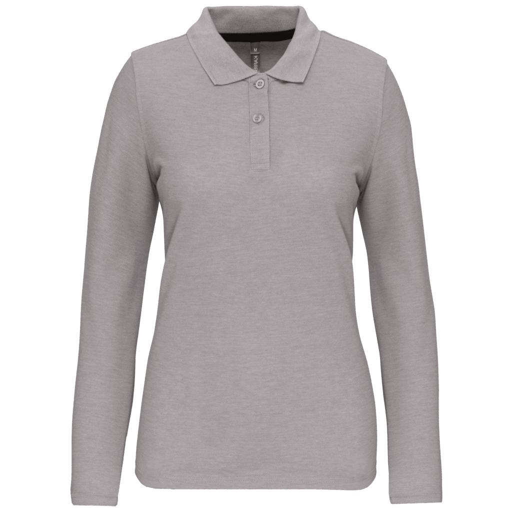 Polo manches longues femme