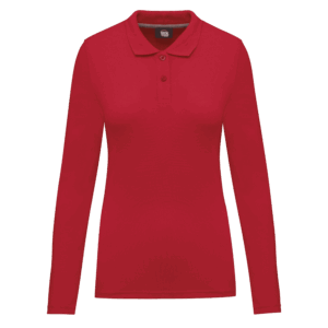 Polo manches longues femme