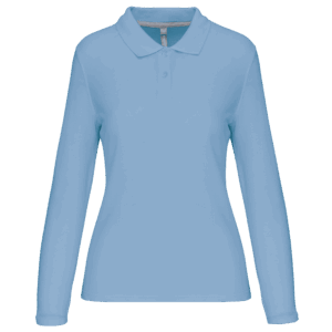 Polo manches longues femme