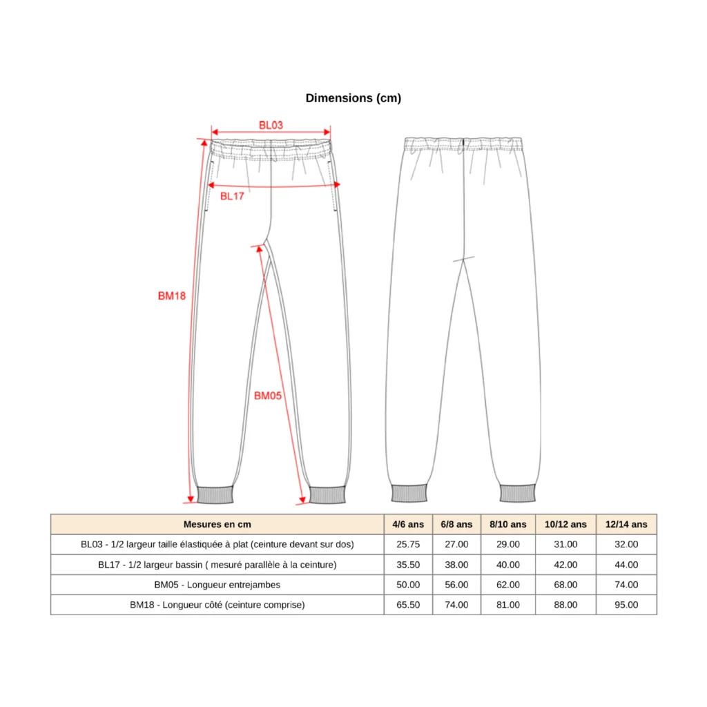 Pantalon coton - enfant